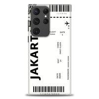 Samsung Galaxy S23 Ultra Kılıf HD Baskılı Kılıf - Jakarta + Tam Ekran Koruyucu