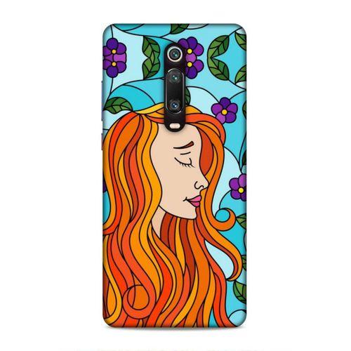 Xiaomi Mi 9T Pro Uyumlu Kılıf Face'X 14 Lansman Kılıf Turuncu Saç