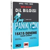 2024 KPSS YKS MSÜ Bay Panik Yok Dil Bilgisi Orta Seviye Tamamı Çözümlü 15 x 15 Deneme Yargı Yayınları