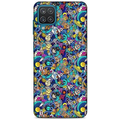 Lopard Samsung Galaxy A12 Uyumlu Kılıf Graffitix (49) Ultra Silikon Kılıf