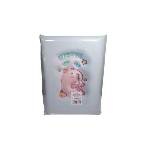 LİNEA PUFFY ( 14*20 CM) 80 YAPRAK ÇİZGİLİ HATIRA DEFTERİ ( Happy)
