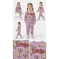 2-5 Yaş Aslan Baskılı Penye Çocuk Takımı