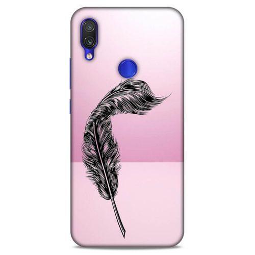 Lopard Xiaomi Redmi Note 7 Uyumlu Kılıf Tattoo's (29) Arka Koruma Kılıfı Tüy Dövmesi
