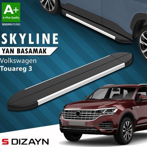 S-Dizayn VW Touareg 3 Skyline Aluminyum Yan Basamak 193 Cm 2018 Üzeri A+ Kalite