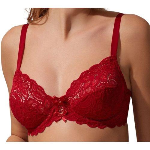 Nurteks 1050 Kadın Balenli Dantelli Toparlayıcı Sütyen