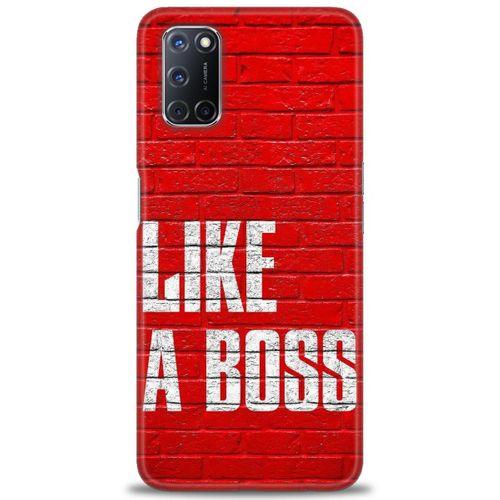 Oppo A52 Kılıf HD Baskılı Kılıf - Like a Boss + Tam Ekran Koruyucu