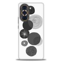 Huawei Nova 10 Pro Kılıf HD Baskılı Kılıf - Siyah Daire + Tam Ekran Koruyucu