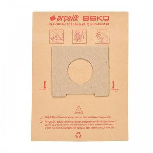 Arçelik Elektrikli Süpürge İçin Astarlı Kağıt Toz Torbası 3 Adet