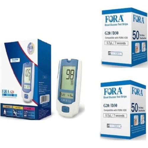 Fora Şeker Cihazı G20 + 2 Kutu (100 Adet) Strip