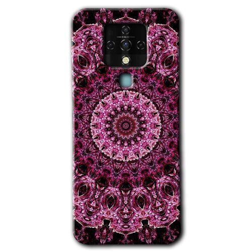 Tecno Camon 16 Kılıf HD Desen Baskılı Arka Kapak - Mandala Patterns Kaleidoscope