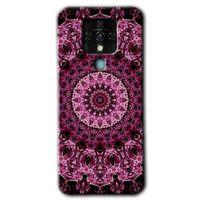 Tecno Camon 16 Kılıf HD Desen Baskılı Arka Kapak - Mandala Patterns Kaleidoscope