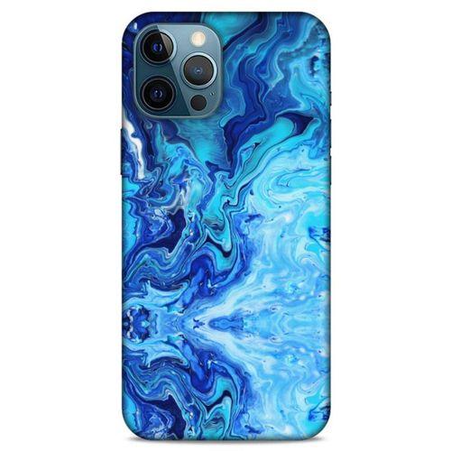 Mermer Mavi Apple iPhone 12 Pro Max Kılıf