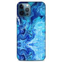 Mermer Mavi Apple iPhone 12 Pro Max Kılıf
