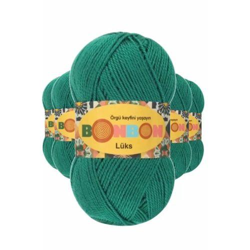 5 Adet Lüks Patik İpi Yünü Ördek Başı Yeşili 98325