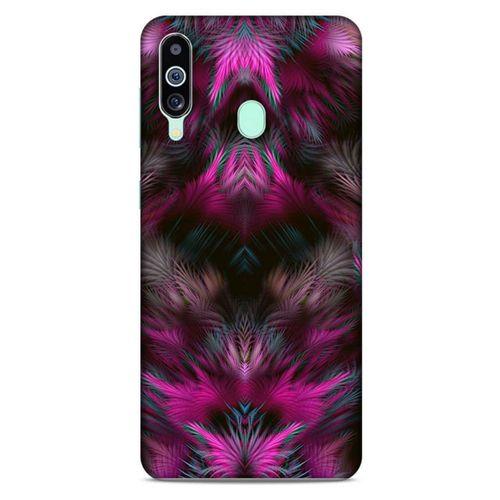 Samsung Galaxy M40 Kılıf Desenli Özel Seri Tüyler (40) Fit Silikon Kılıf