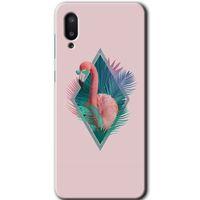 MRCİLETİSİM Samsung Galaxy A02 Kılıf Baskılı Kapak - Flamingo +Tam Ekran Koruyucu