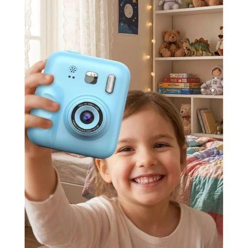 Eğlenceli Çocuk Kamerası Anında Baskı Ve Renkli Kalem Setli
