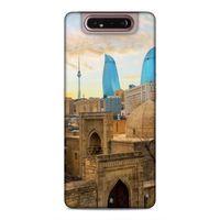 Samsung Galaxy A80 Uyumlu Kılıf Azarbaijan (11) Tam Koruma Ateş Kuleleri