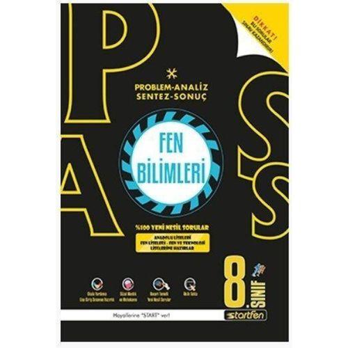 8. Sınıf Fen Bilimleri PASS Soru Bankası Startfen Yayınları