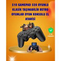 Çocuklar Ve Yetişkinler İçin Uygun 500 Oyunlu Taşınabilir Mini Retro El Konsolu