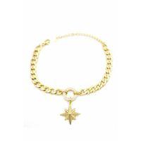 Kuzey Yıldızı Bileklik - Altın