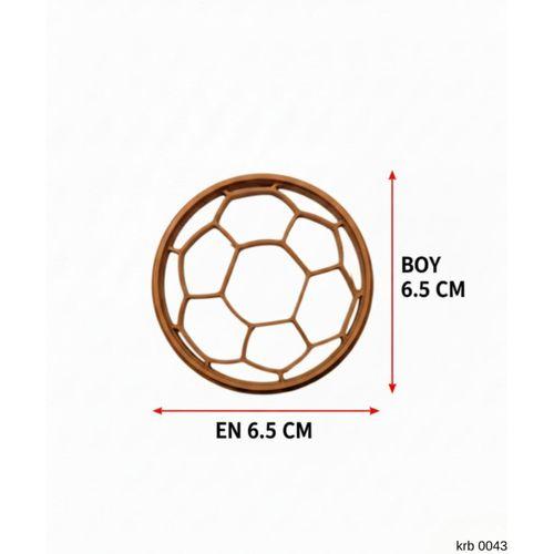 Top Desenli Yuvarlak Kurabiye Kalıbı – Hamur Kesici, Şeker Hamuru ve Oyun Hamuru İçin 6.5 cm