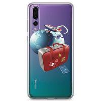 Huawei P20 Pro Kılıf Galaksi Rehberi Arka Kapak Koruma Desenli Full Koruyucu