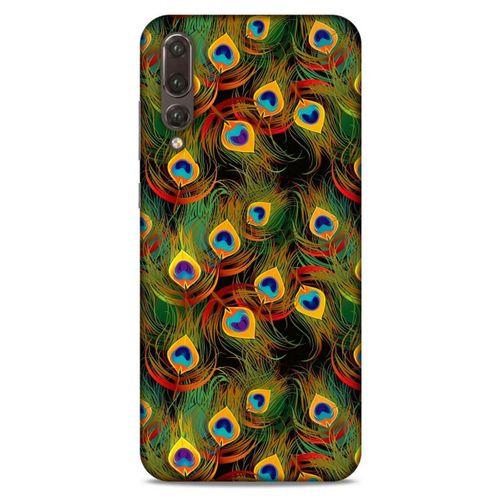 Huawei P20 Pro Kılıf Desenli Özel Seri Tüyler (12) Koruyucu Silikon
