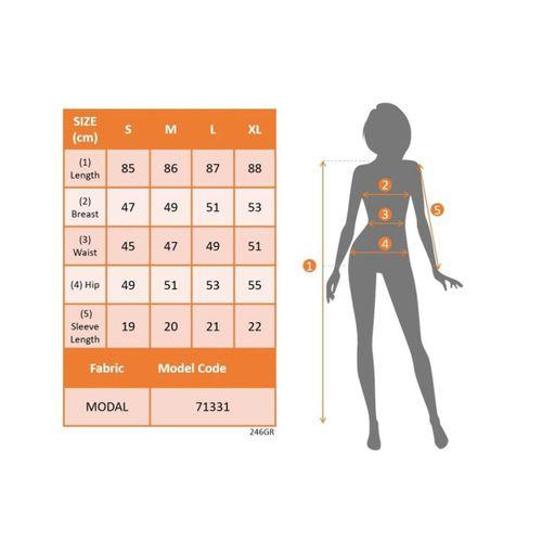 Kadın Kısa Kollu V Yakalı Ribanalı Modal Mini Elbise