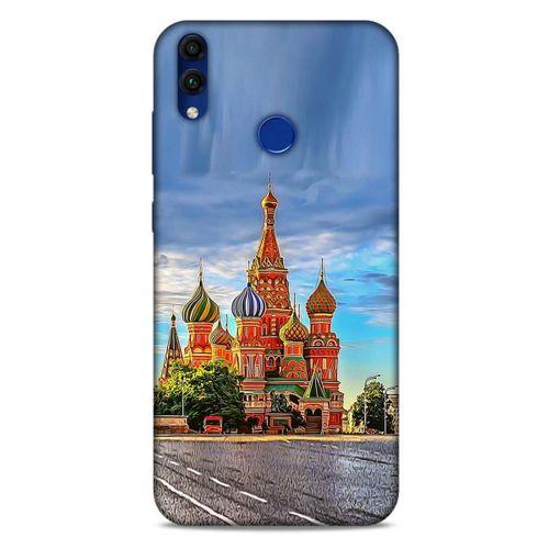 Huawei Honor 8C Kılıf Dünya Mimarisi (22) Tam Koruma Kılıfı Aziz Vasil Rusya