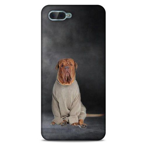 Oppo Rx17 Neo Kılıf Köpek Kıyafetleri (29) Arka Koruma Kılıfı Fransız Mastifi Kazak