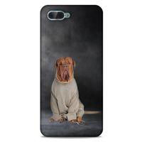 Oppo Rx17 Neo Kılıf Köpek Kıyafetleri (29) Arka Koruma Kılıfı Fransız Mastifi Kazak