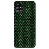 Samsung Galaxy M31s Kılıf Dragons (5) Koruma Kabı Ejderha Koyu Yeşil Pul