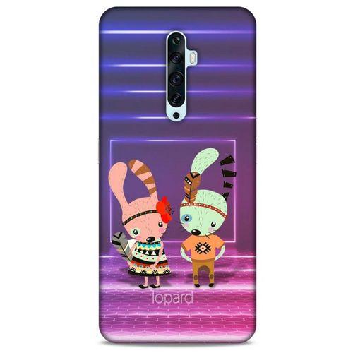 Oppo Reno 2z Kılıf FunnyMaX (4) Koruma Kılıfı Mor Pembe