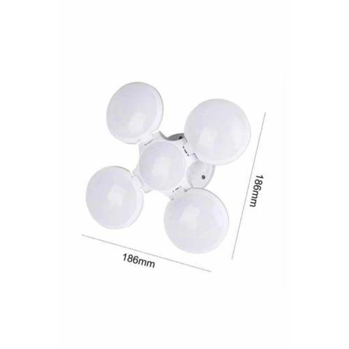 Kamp Lambası Güneş Enerjili Solar 5 Kanatlı Katlanır Lamba Karavan