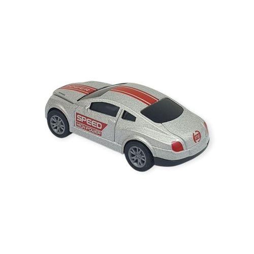 Çek Bırak Metal Küçük Arabalar 8 cm - SH40031 - Gri Spor Araba