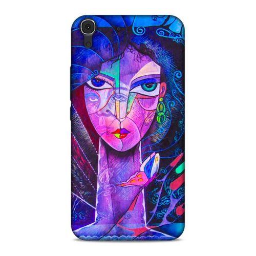 Lopard Huawei Honor 8a Uyumlu Kılıf Sürreal Yüzler ♀ (47) Crystal Flex Kılıf Baskılı