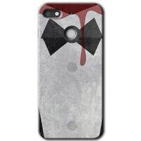 Potkal Hediye Fabrikası General Mobile GM 8 Go HD Baskılı Kılıf + 9D Tam Ekran Koruyucu - Gentleman Blood