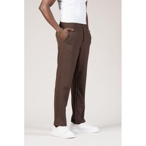 Yazlık Astarsız Arka Beli Lastikli Geniş Paça Yarım Baggy Kumaş Pantolon