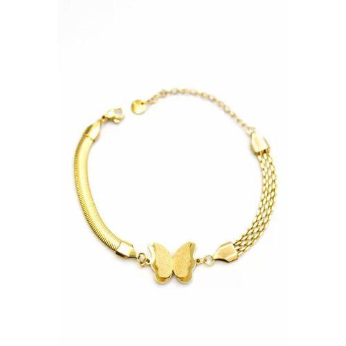 Kelebek Bileklik - Altın