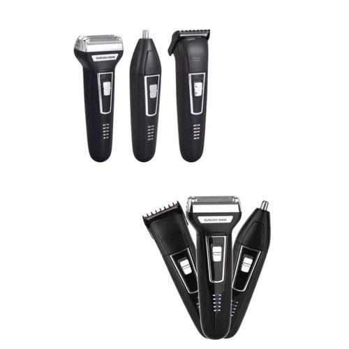 Tıraş Makinesi 3 Başlıklı T Başlıklı Hassas Ciltlere Özel Saç Sakal Vücut Kulak Ve Burun