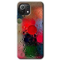 Xiaomi Mi 11 Lite Kılıf Baskılı Arka Kapak - Wet Bubbles +Tam Ekran Koruyucu