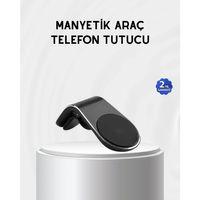 Araç İçi Manyetik Telefon Tutucu Güçlü Klipsli Ve 360 Derece Ayarlanabilir