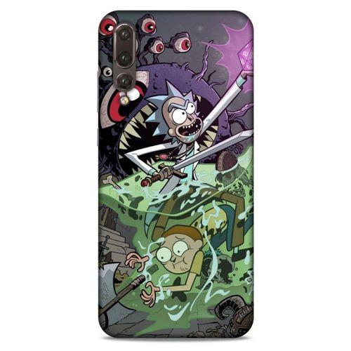 Huawei P20 Pro Uyumlu Kılıf Rick And Morty (25) Antişok Kapak Tricia Lange