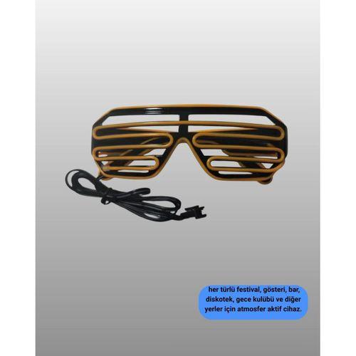 Neon Gözlük Turuncu