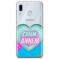 Samsung Galaxy A30 Kılıf Anneler Günü Hediyesi Arka Kapak Koruma Desenli Full Koruyucu