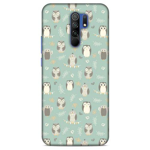 Baykuşlar (22) Desenli Silikon Kapak Telefon Kabı Xiaomi Redmi 9 Kılıf