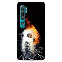 Lopard Xiaomi Mi Note 10 Pro Uyumlu Kılıf FireX (35) Fit Design Kılıf Futbol