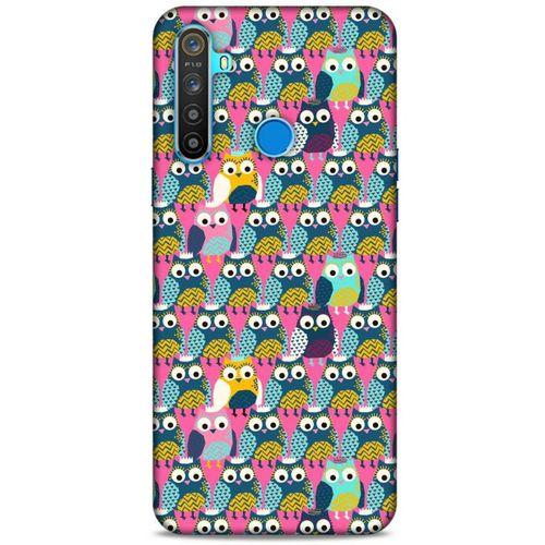Baykuşlar (48) Desenli Silikon Kapak Telefon Kabı Oppo Realme 5i Kılıf