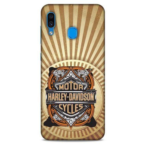 Samsung Galaxy A30 Uyumlu Kılıf Motorsiklet (5) Koruma Kabı Harley Davidson